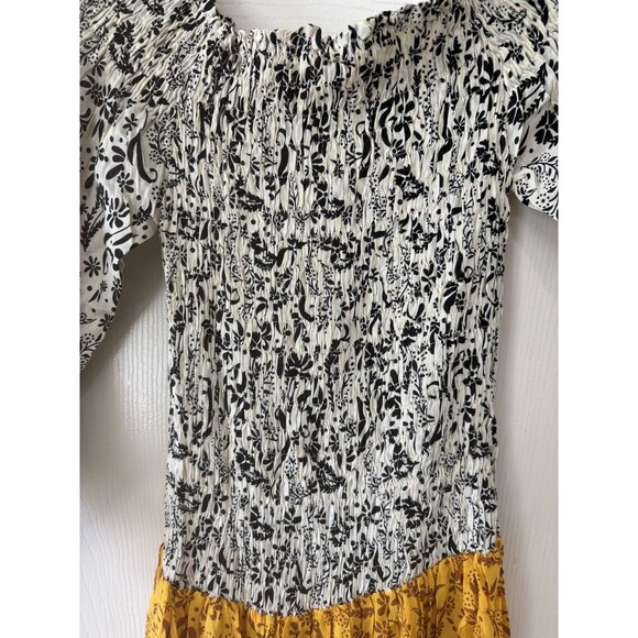 Cool Change Boho Jodi Dress Multicolor Meadow Floral Print Tiered Size XS NWT - Picture 5 of 6